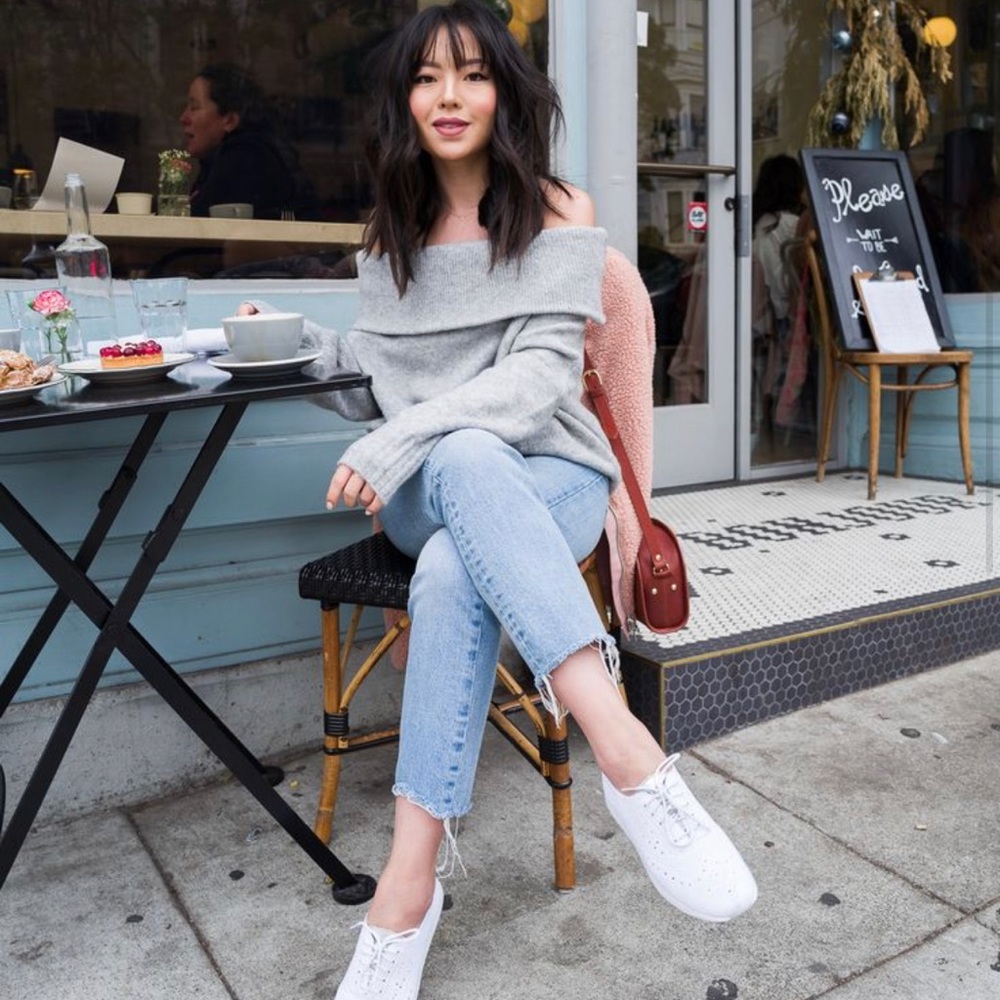 H&M Oversized Off The Shoulder Sweater